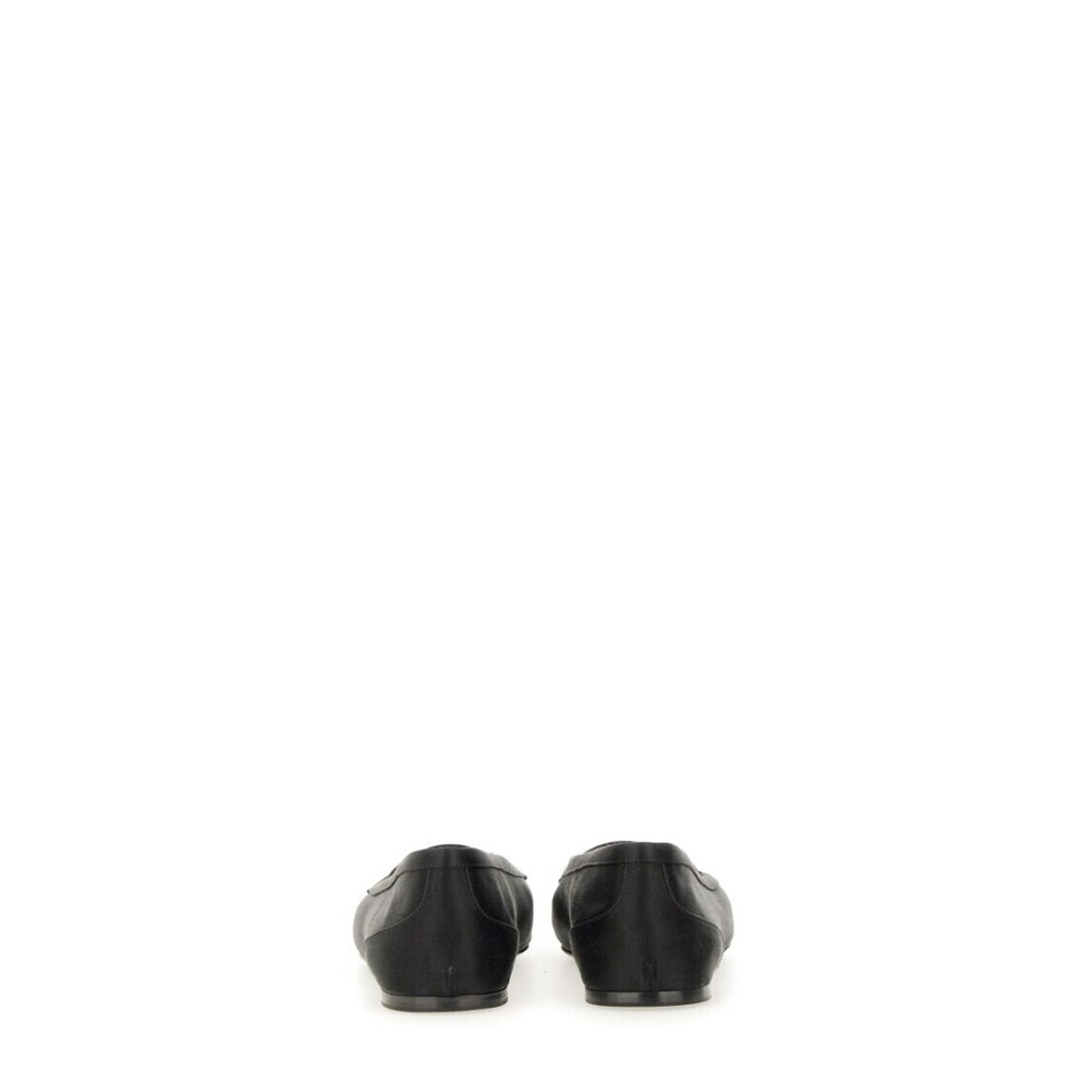 Saint Laurent Crepe Satin Poppy Ballerina - Picture 3 of 5